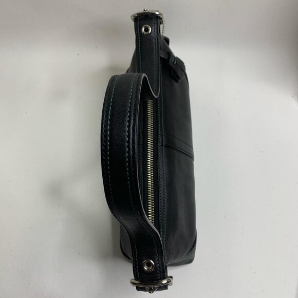 Vintage Coach Black Leather Baguette - Picture 6 of 8